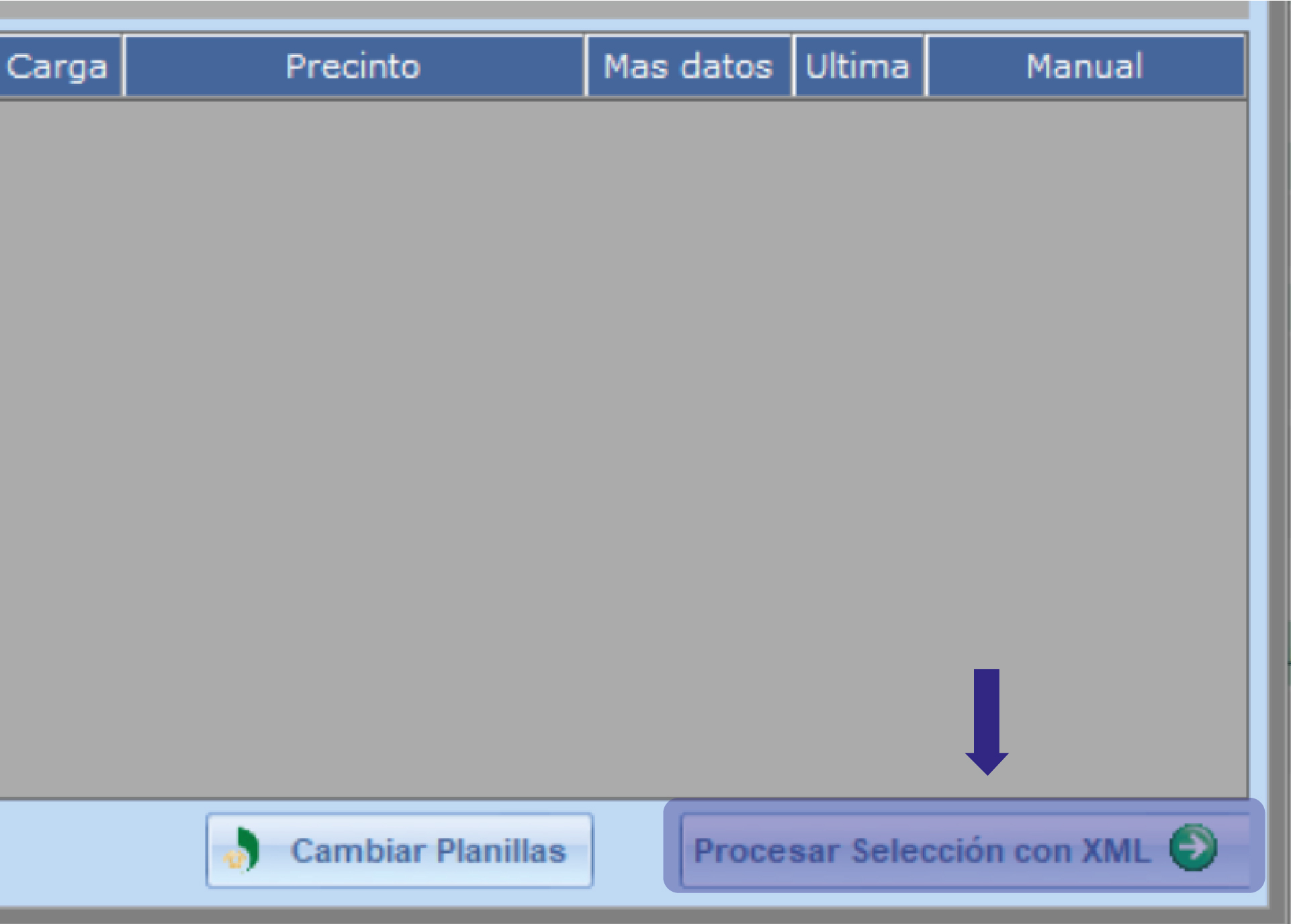 procesarseleccionconxml